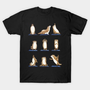 Otter Yoga Watercolor T-Shirt